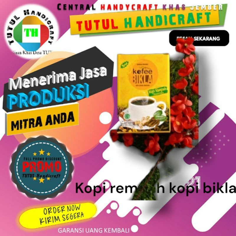 

MAKRIFATBUSINESS KOPI BIKLA KOPI REMPAH Kopi Herbal Alami BOX 20 SACHET