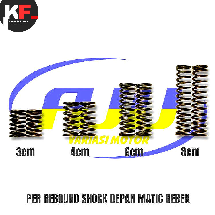 Per suling shock depan Per balik reborn sulingan shock depan motor Honda matic bebek