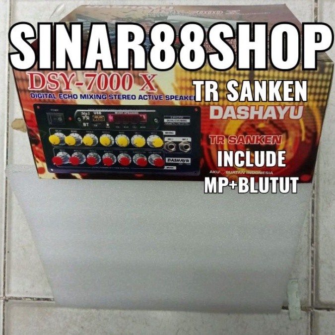 KIT TONE CONTROL SPEAKER AKTIF STEREO + POWER + MP3 + SUBWOOFER DMS-7000.X DMS7000 DMS 7000 FULL MIX