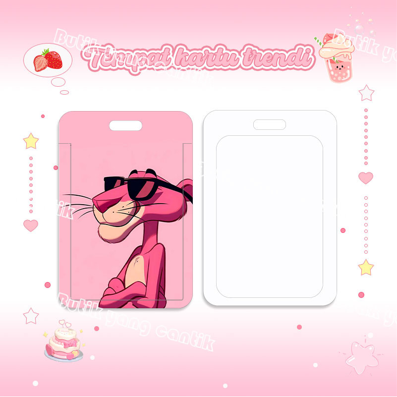 

ID Card Holder,Tempat Kartu Kartun Pink Panther Modis, Cocok untuk Kantor/Sekolah, Kartu Pelajar/Kartu Transportasi, Kartu Akses, Kartu Identitas, Flazz, Kartu Kredit Elektronik dan Uang Elektronik.