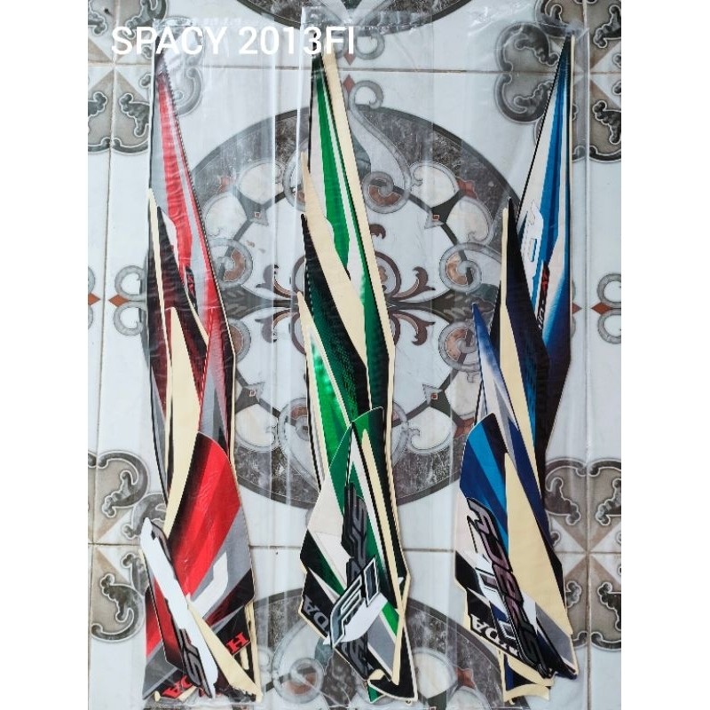 Striping Stiker Spacy 2013 fi / lis bodi motor spacy fi 2013