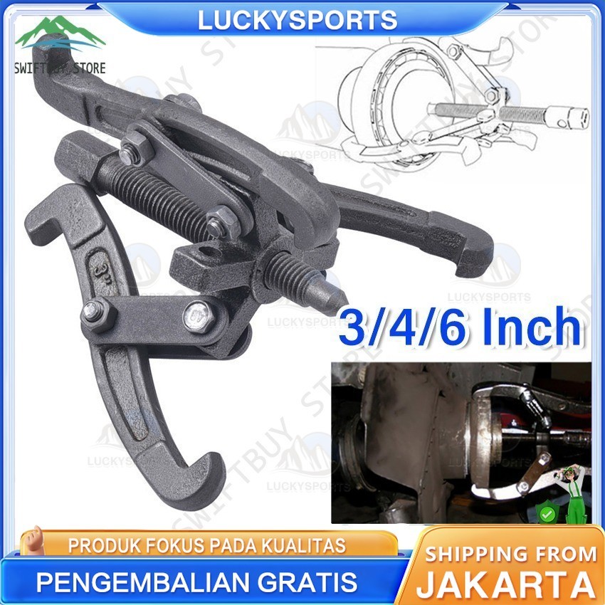 

Treker 3 Kaki 3" 4" 6" Inch - Gear Puller 3 Jaw Tracker, Alat Pencabut Bearing Laher ALAT MELEPAS BEARING - ALAT MELEPAS LAHER