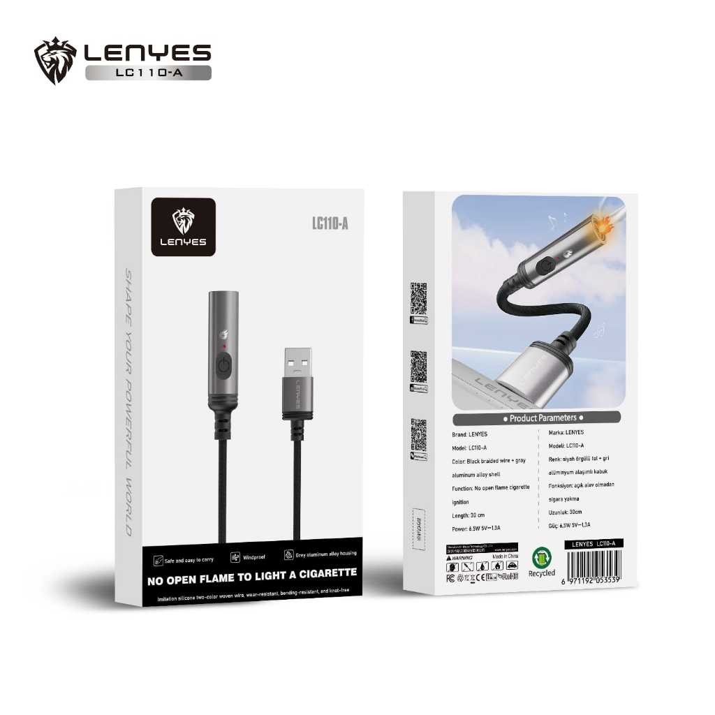 Kabel Korek Api LENYES LC110 Elektrik Cable Electric Lighter Pemantik