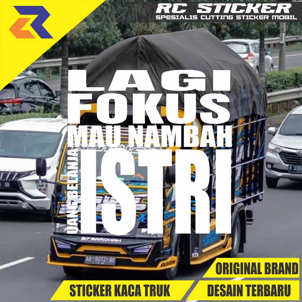 sticker kaca truk lagi fokus sticker kaca truk mobil pick up