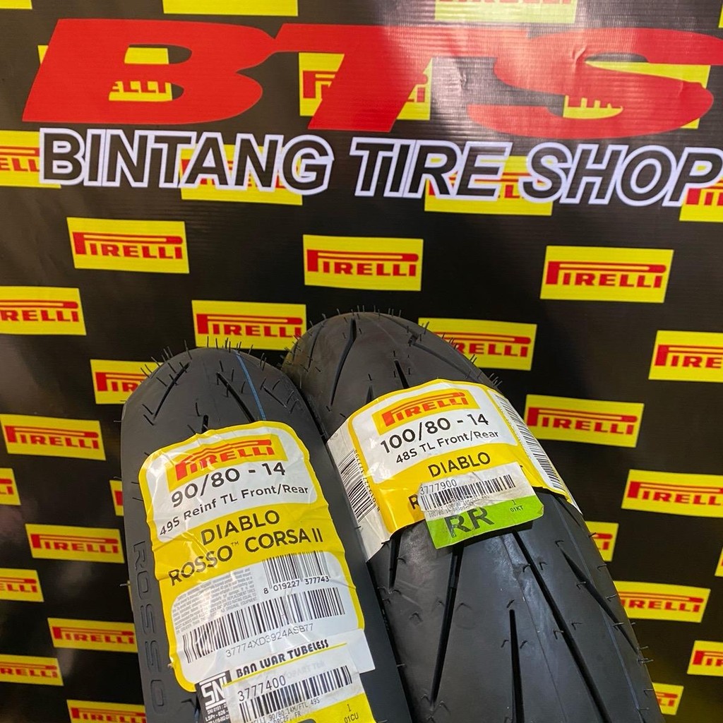 Ban Pirelli 90/80-14 Soft Compound Ban Matic