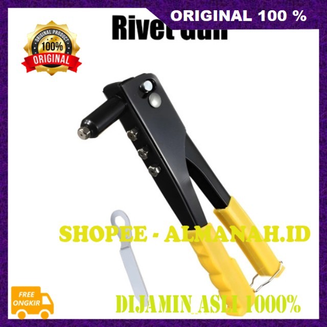 [BISA COD] Tang Rivet Aluminium Alat Ripet Paku Tembakan Paku Ripet Alat Tembak Paku Rivet Tang Ripe