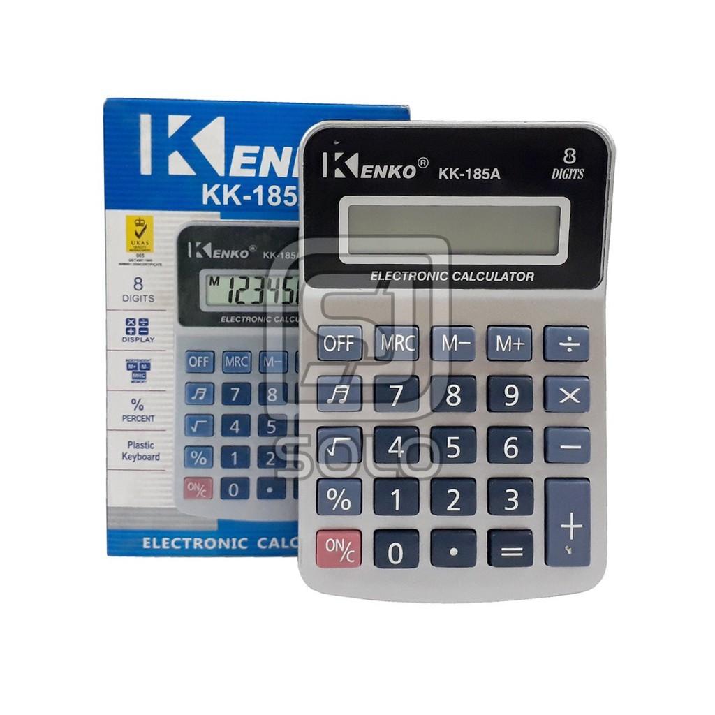 

Kalkulator Kenko Practical Calculator Kenko KK 185A KK-185A Warna