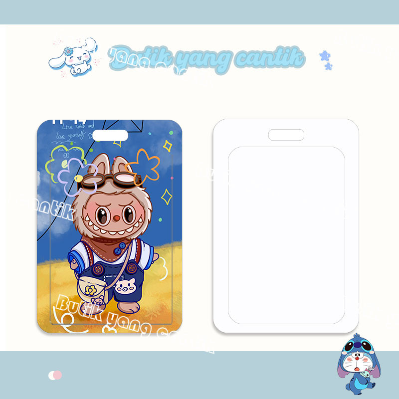 

ID CARD HOLDER,Tempat kartu Labubu yang modis dan lucu, cocok untuk kantor/sekolah, kartu pelajar/kartu transportasi, kartu akses, KTP, Flazz, kartu kredit elektronik dan uang elektronik.