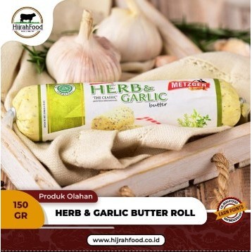 

[NEW] Metzger Classic Herb & Garlic Butter Roll (150 gr)