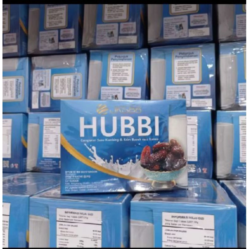 

Susu Hubbi Jks88 Campuran Susu Kambing / Krim Bubu Rasa Kurma Bpom 1 Box Isi 10 Sachet