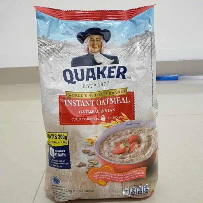 

New Item QUARKER INSTANT OATMEAL 1.2kg