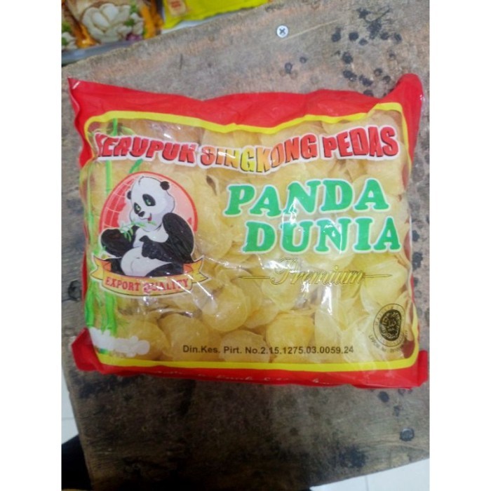 

New Item PANDA DUNIA KERUPUK SINGKONG PEDAS