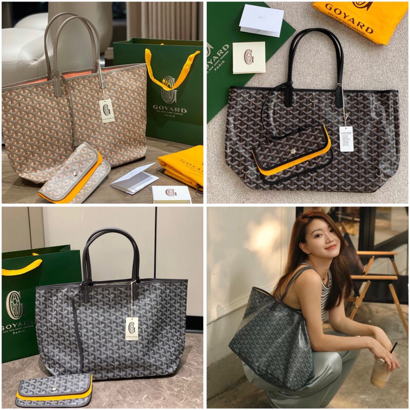 PO Goyard Louis PM Tote Bag Wanita Tas Bahu