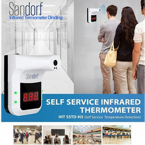 Thermometer Dinding Infrared Wall Mounted Infrared Thermometer Non Contact Sandorf 𝓜𝓮𝓮-𝓣𝓸 𝓢𝓱𝓸𝓹 073