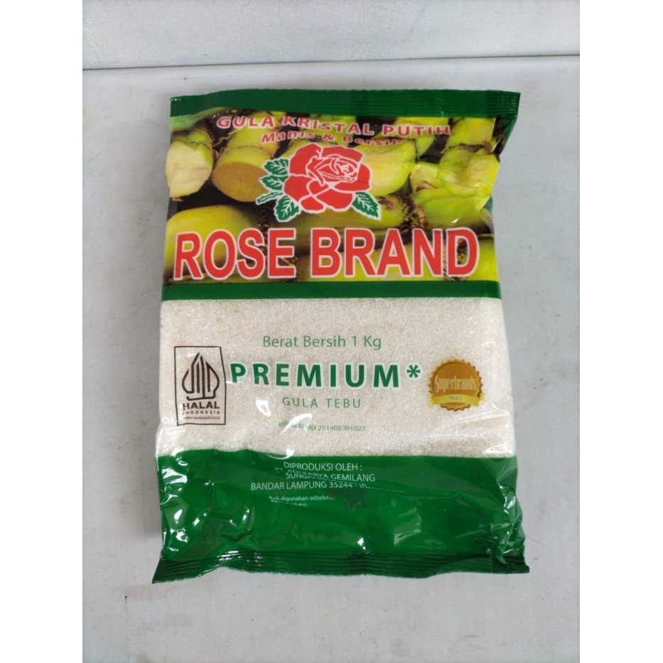 

NEW ITEM ROSE BRAND GULA TEBU HIJAU 1KG