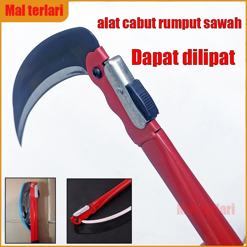 Gardening Sickle Alat Penyiang Rumput Mizu Orikama/alat berkebun pemotong rumput lipat/Alat Potong R