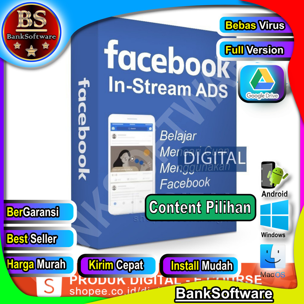 Facebook In-stream ADS - Belajar Mencari Cuan Menggunakan Facebook - AmazingSoftware