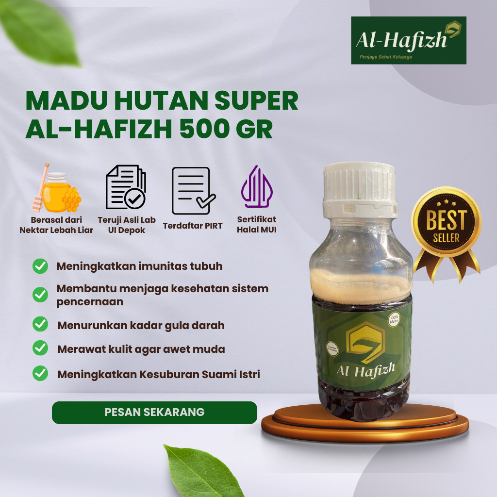

Madu Hutan Super Murni Asli Al-Hafizh 500 Gram