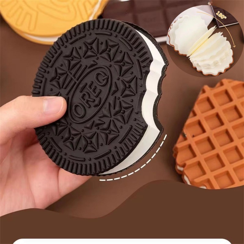

Mini Notebook Creative Scented Chocolate Cookies Shape Cream Strawberry Flavored Pocket Notepads Students Gifts School Supplies