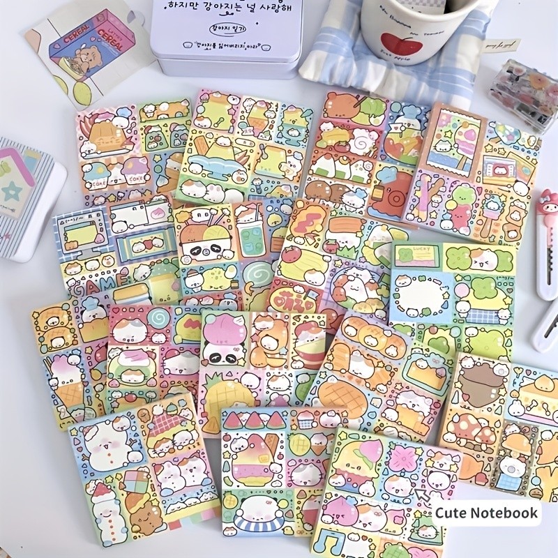 

Cartoon cute Note paper - 50 sheets/packet | Tear paper notepad for students and office | high aesthetic decoration note paper