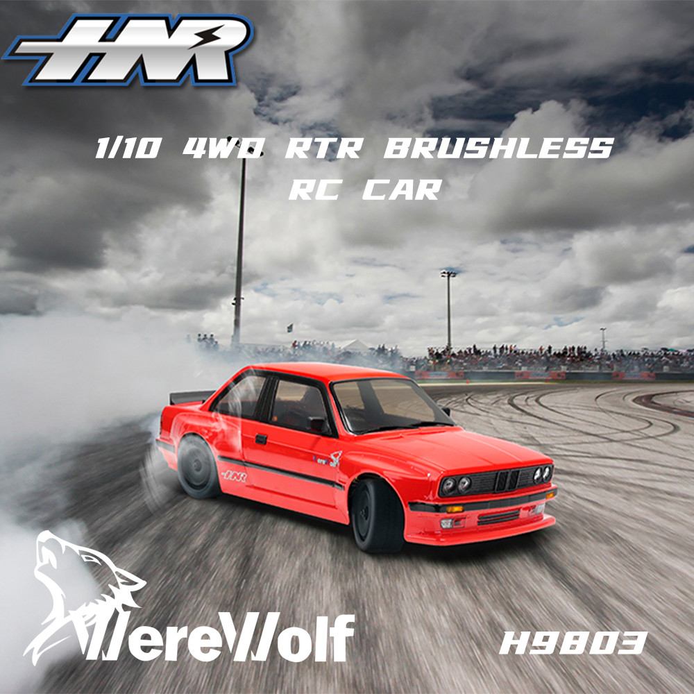 HNR H9803 Werewolf 1/10 RC Electric Remote Control Model Car 4WD RTR Brushless On-road Racing Drift 