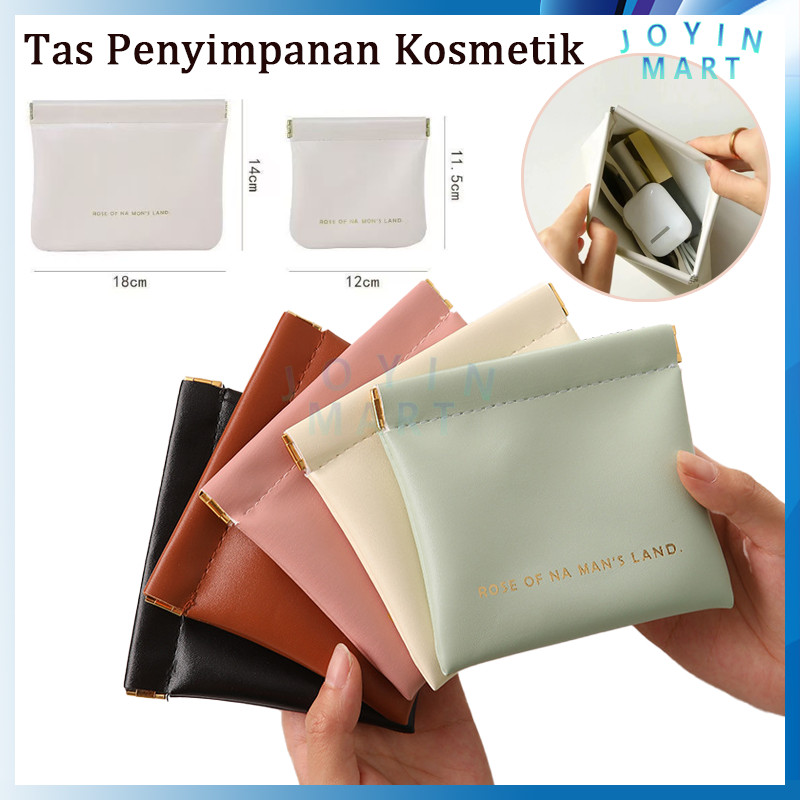 Tas Penyimpanan Tertutup Otomatis / Dompet Kecil Penutup Otomatis Maget / Pouch Make Up