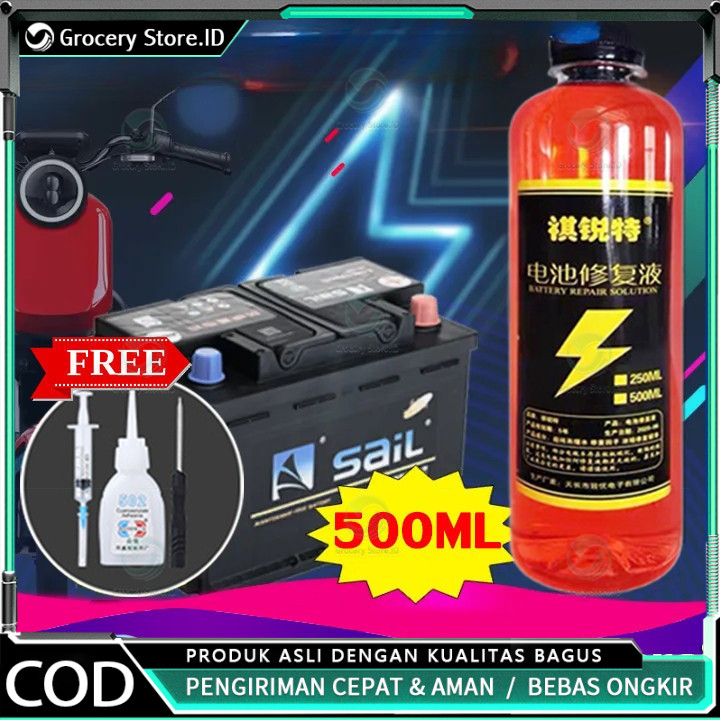 【3 detik untuk diperbaiki Berikan alat】cairan perbaikan aki jual cairan elektrolit aki kering cairan