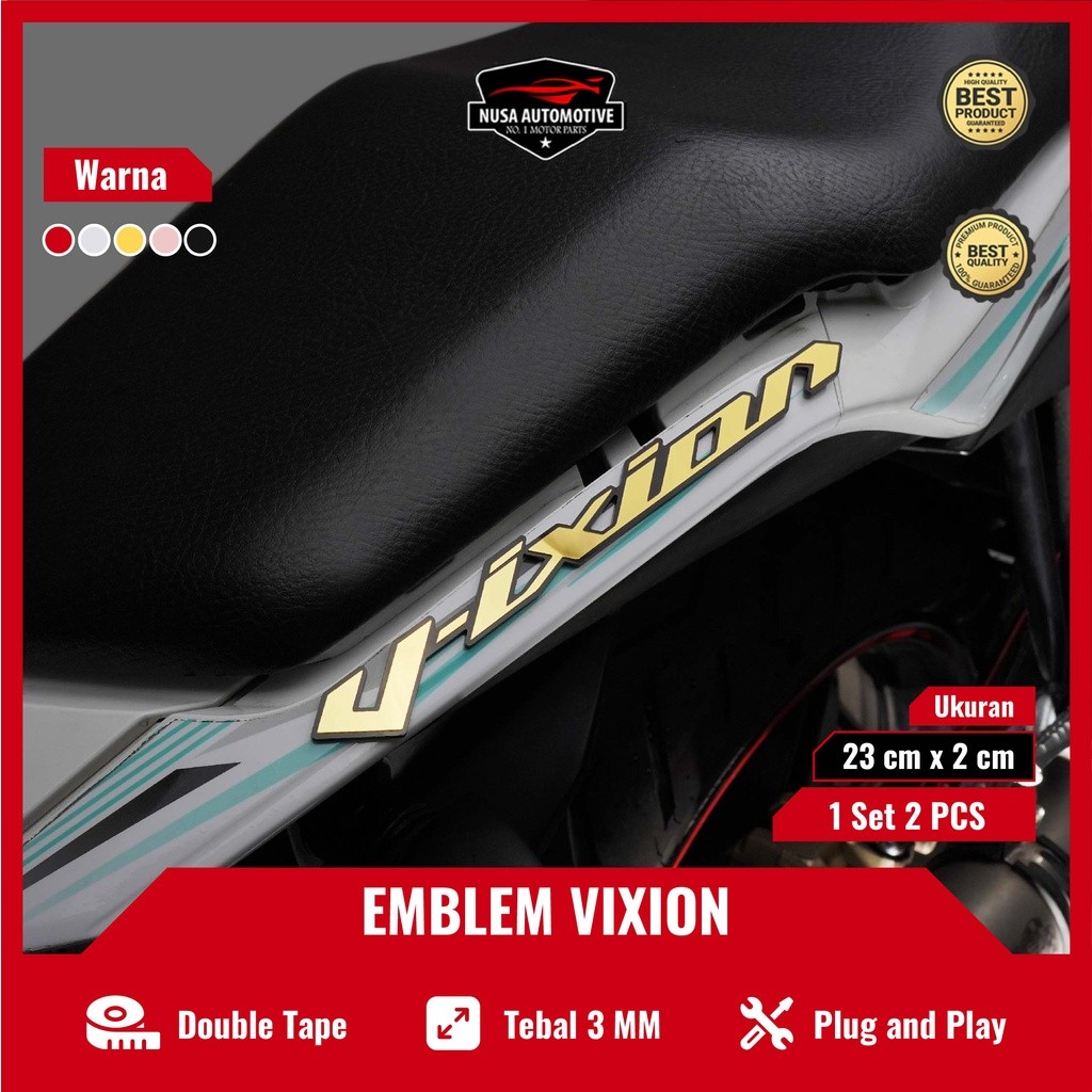 HORRANPART  EMBLEM VIXION LOGO VIXION EMBLEM YAMAHA VIXION LOGO YAMAHA VIXION BUKAN STIKER VIXION ST