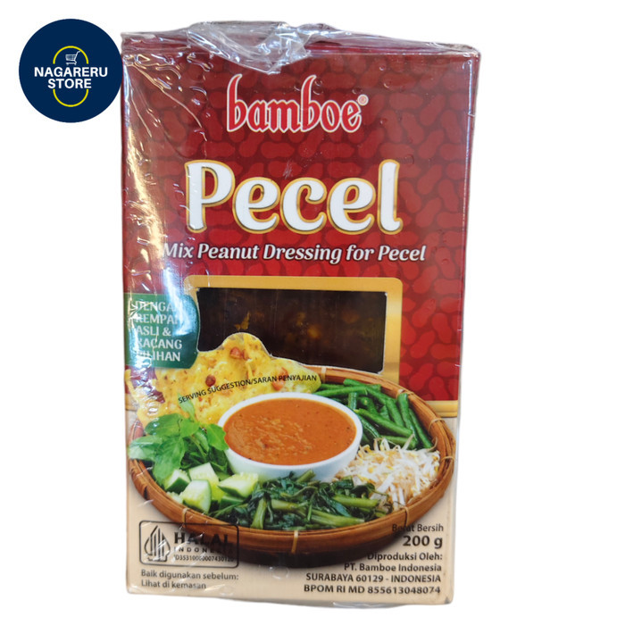 

Bamboe pecel mix peanut dressing for pecel 200gr