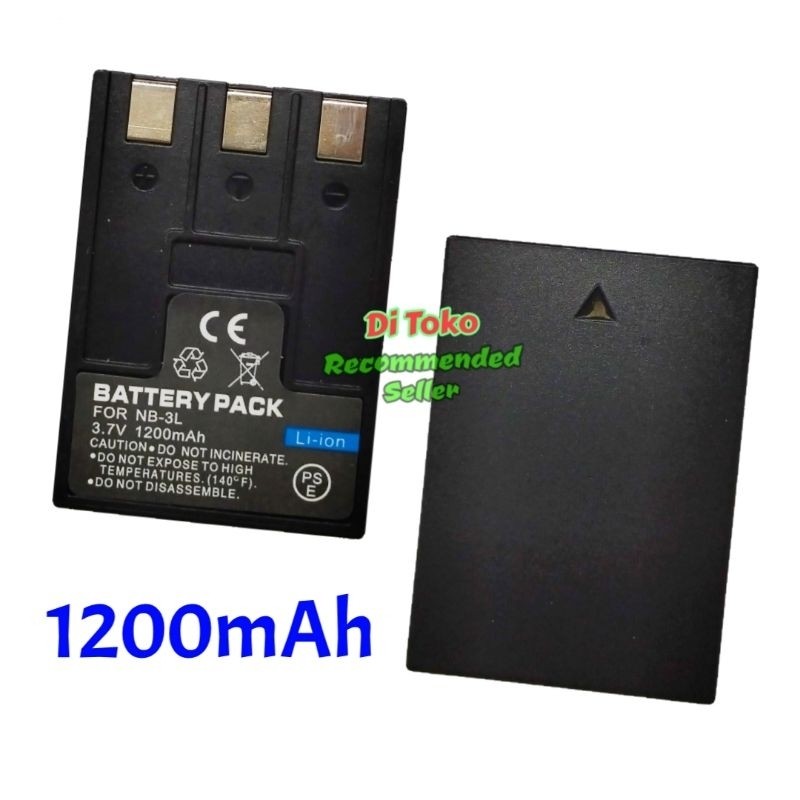 Ready - Battery For Kamera Canon Digital IXUS I IXUS II  IXUS i5 IXUS Iis IXUS Batre NB-3L 700 IXUS 