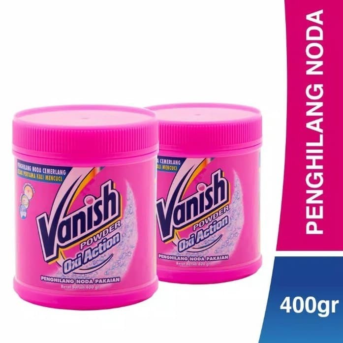 Promo  Vanish Oxi Bubuk 400gr Twin Pack