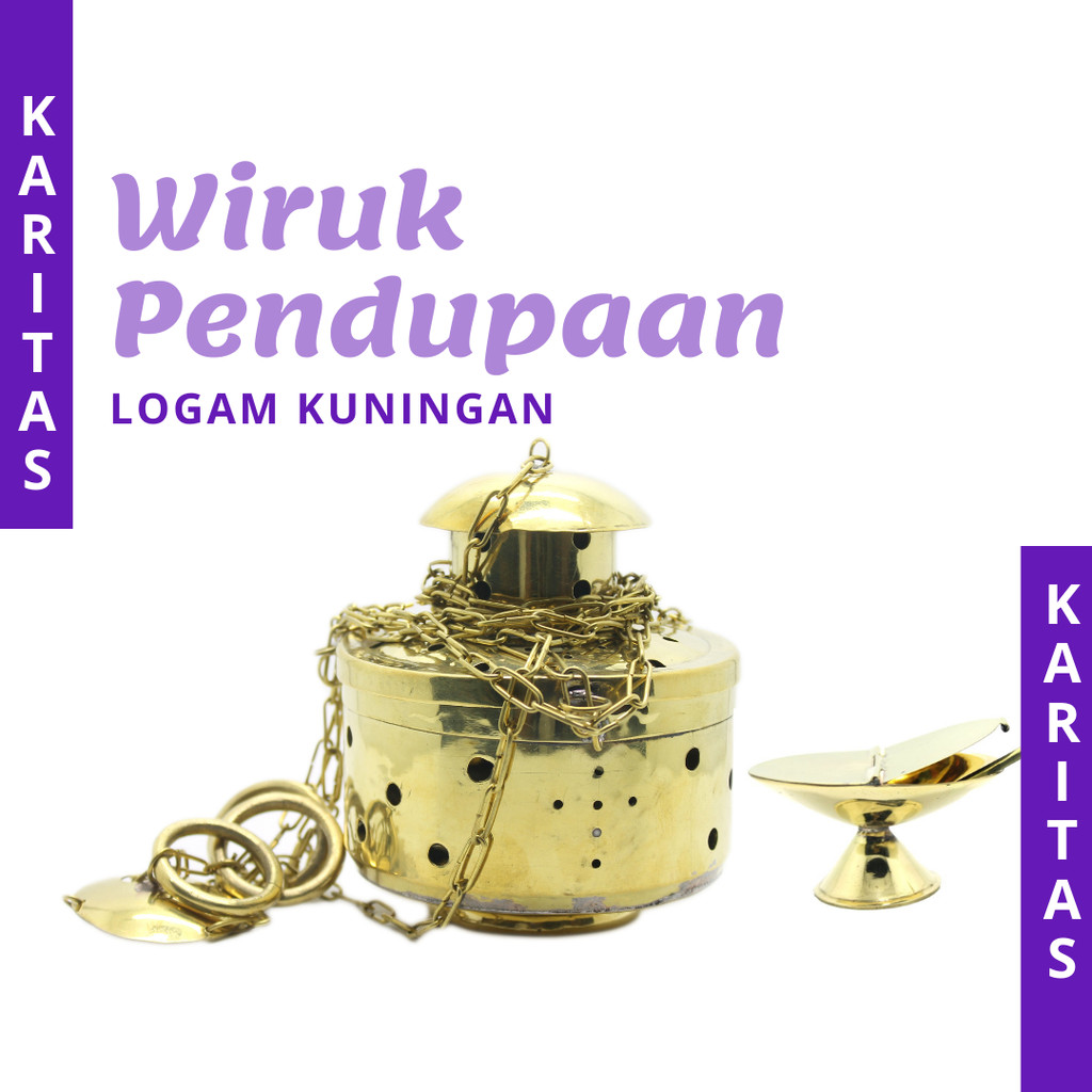 WIRUK PLAT - PENDUPAAN KATOLIK / WIRUK DAN NAVIKULA / PERLATAN MISA / PERLENGKAPAN IBADAH