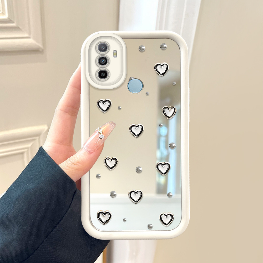 OPPO A53 A33 2020 Hp Silikon Casing Handphone Mode Softcase Untuk JZ Mirror Love 8663 Phone Case Sof