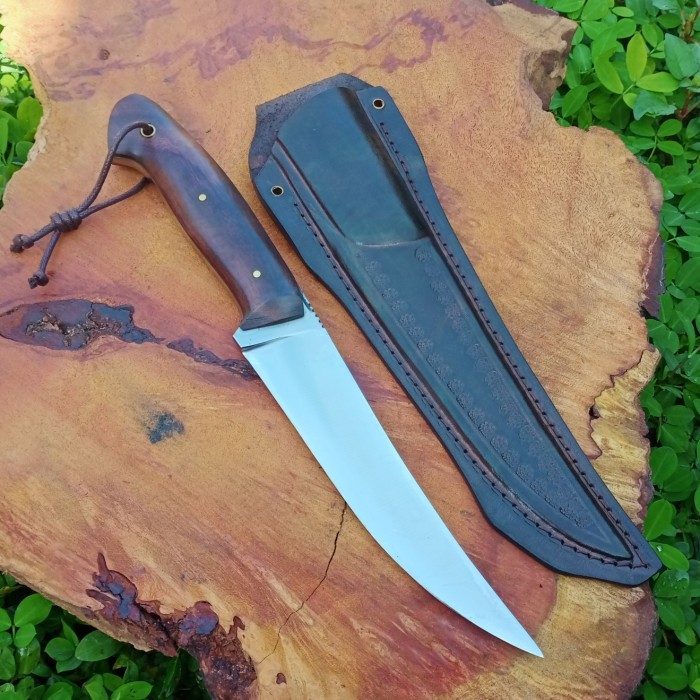 pisau sisit seset boning pilet fulltang sarung kulit asli