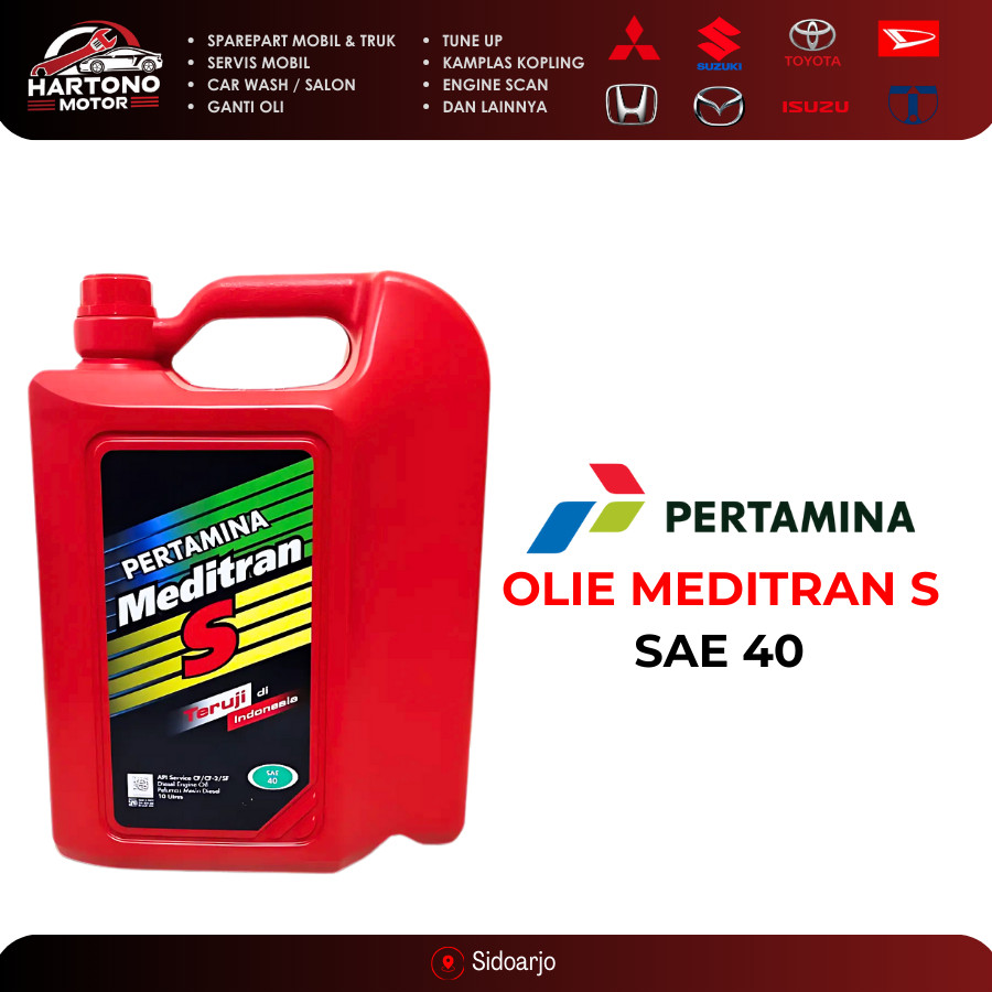 OLI PERTAMINA MEDITRAN S SAE40 10 LITER DIESEL