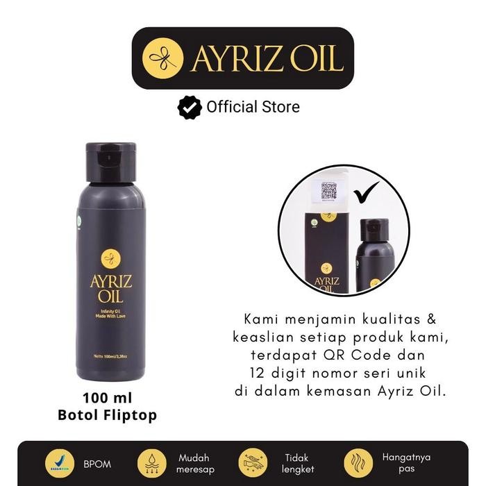 Ayriz Oil 100 ml Minyak Terapi Herbal Minyak Urut Minyak Balur Nusantara Massage Oil - 100ml