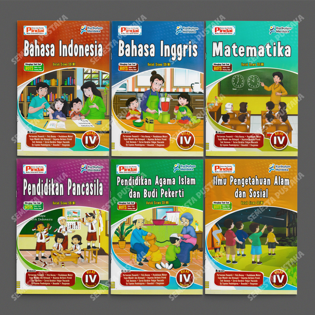 LKS Pindai Kelas 4 SD Semester 1 Kurikulum Merdeka