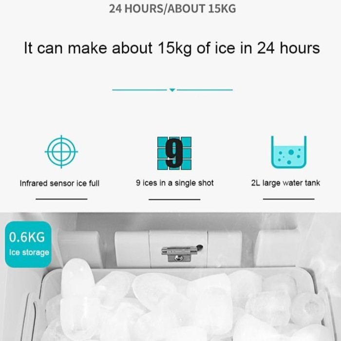 [New] mesin pembuat es batu kristal / cube Iceler Maker /Mesin es iceler