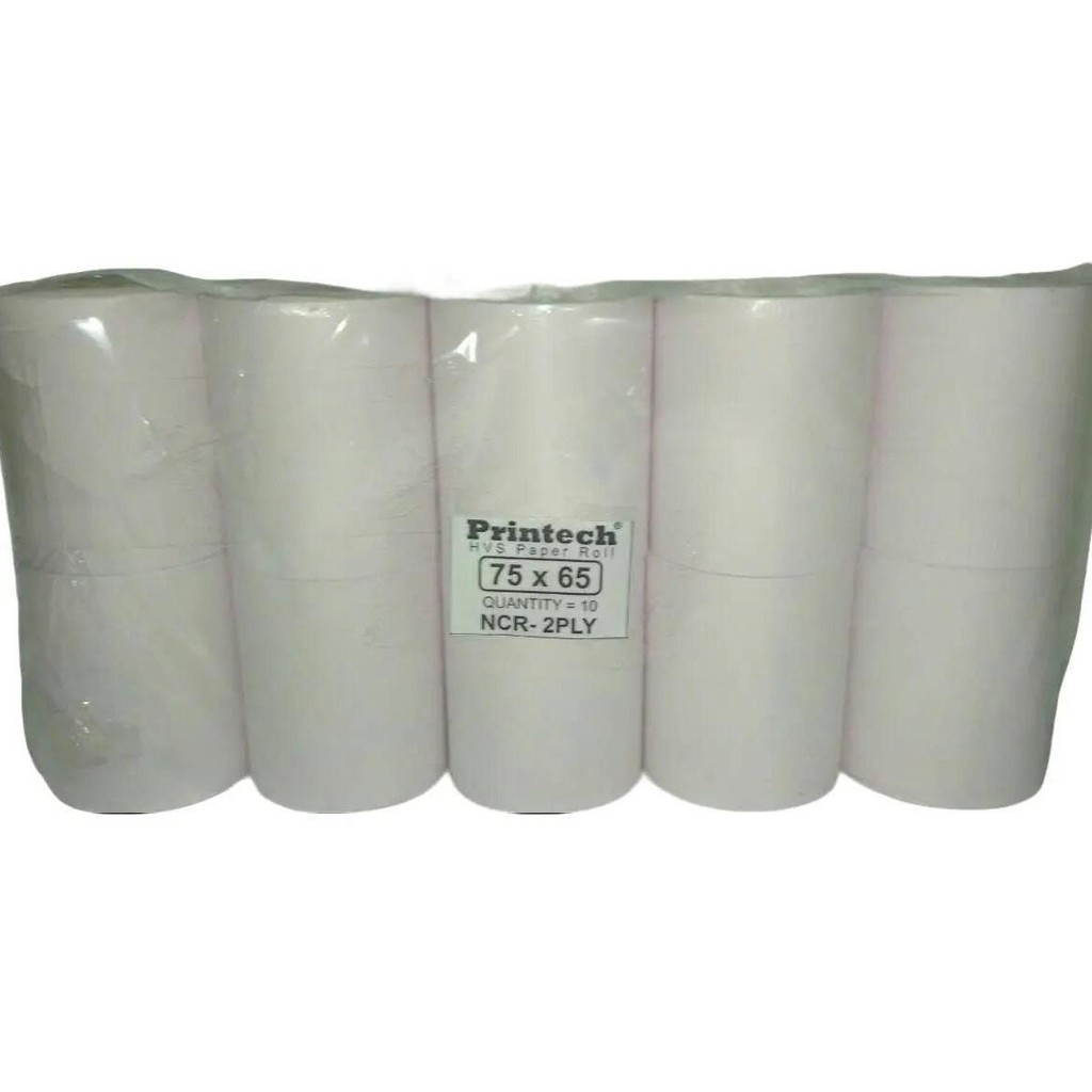 

Printech Kertas Struk Kasir 75 x 65 2 Ply NCR
