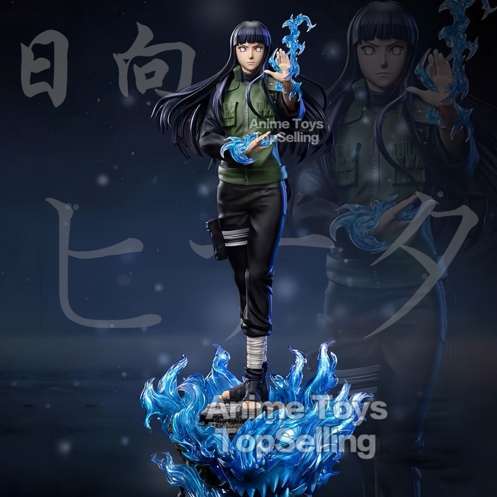 33cm NARUTO Figurine Uzumaki Naruto Hyūga Hinata Figure PVC Hinata Statue Model Collectible Toys Gif