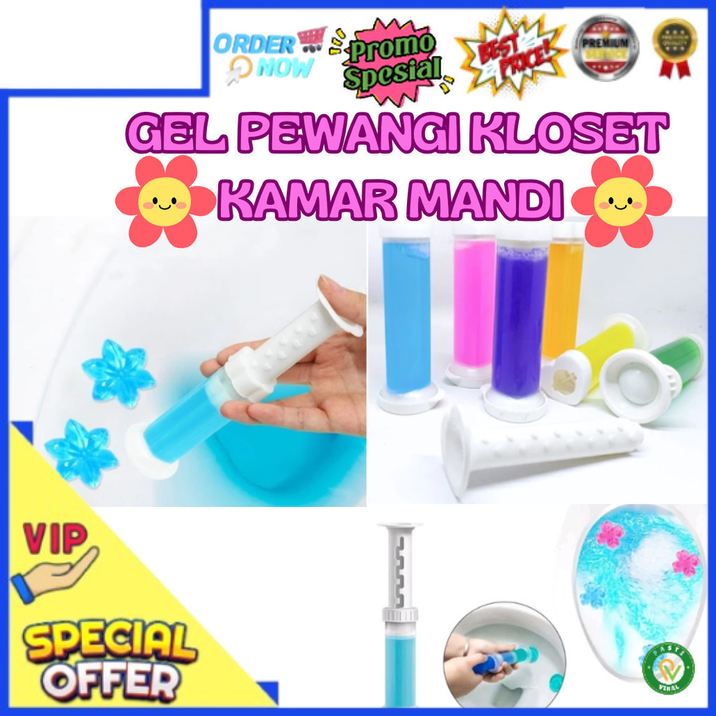 Bisa Cod Gel Pewangi Closet Kloset Toilet Wc Kamar Mandi Pewangi Toilet Tahan Lama Pewangi Wc Tempel