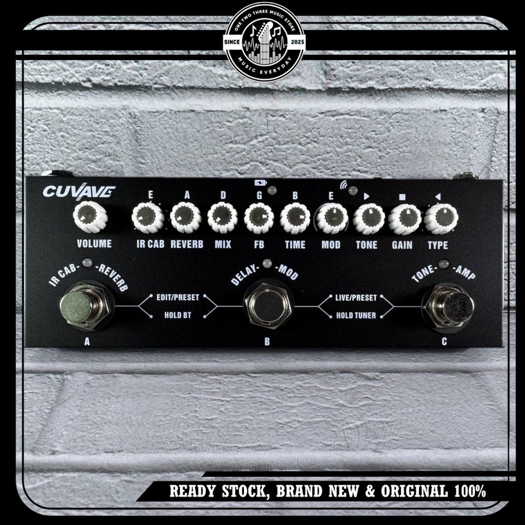 Efek Gitar CUVAVE Cube Baby Soundcard Multi Effects Pedal Multi Efek Electric Guitar Multi Efek Gita