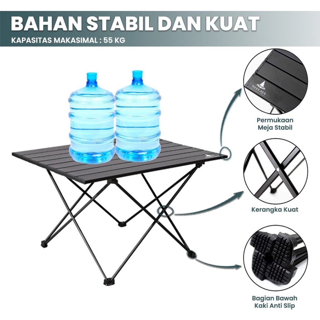 JAKLUIS_SHOP Meja Lipat Camping Outdoor /Meja Lipat Camping Meja Lipat Portable/