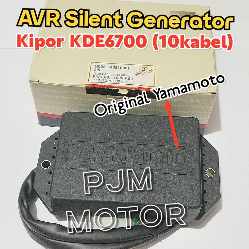 

(YAMAMOTO) Avr Mesin Genset Silen 10 kabel Yamamoto Krisbow kipor Kama 186 186Fa L90 KFE6500 6kw 7kw 8kw 9kw amplas