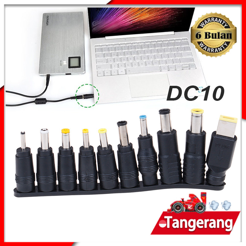 10 in 1 Adaptor Converter / USB To Jack / Jack Adaptor / Converter Charger Laptop Universal