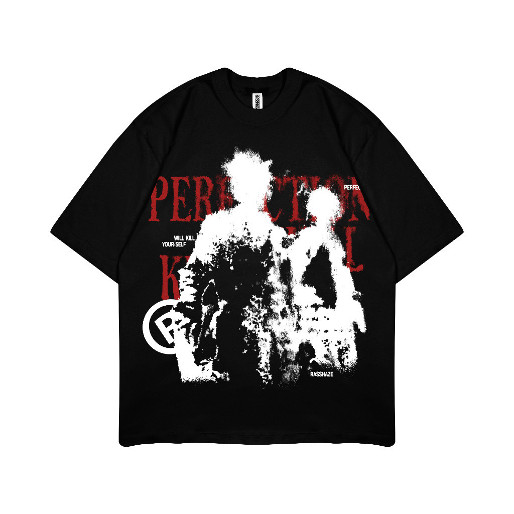 T-Shirt Oversized Black gucci pria original 100%