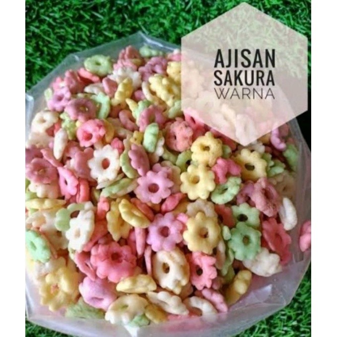 

Pilus Sakura Warna Warni 1KG 500Gr 250Gr Snack Jadul Grosir Surabaya