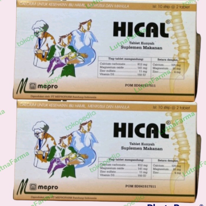 Hical Kalsium untuk ibu hamil