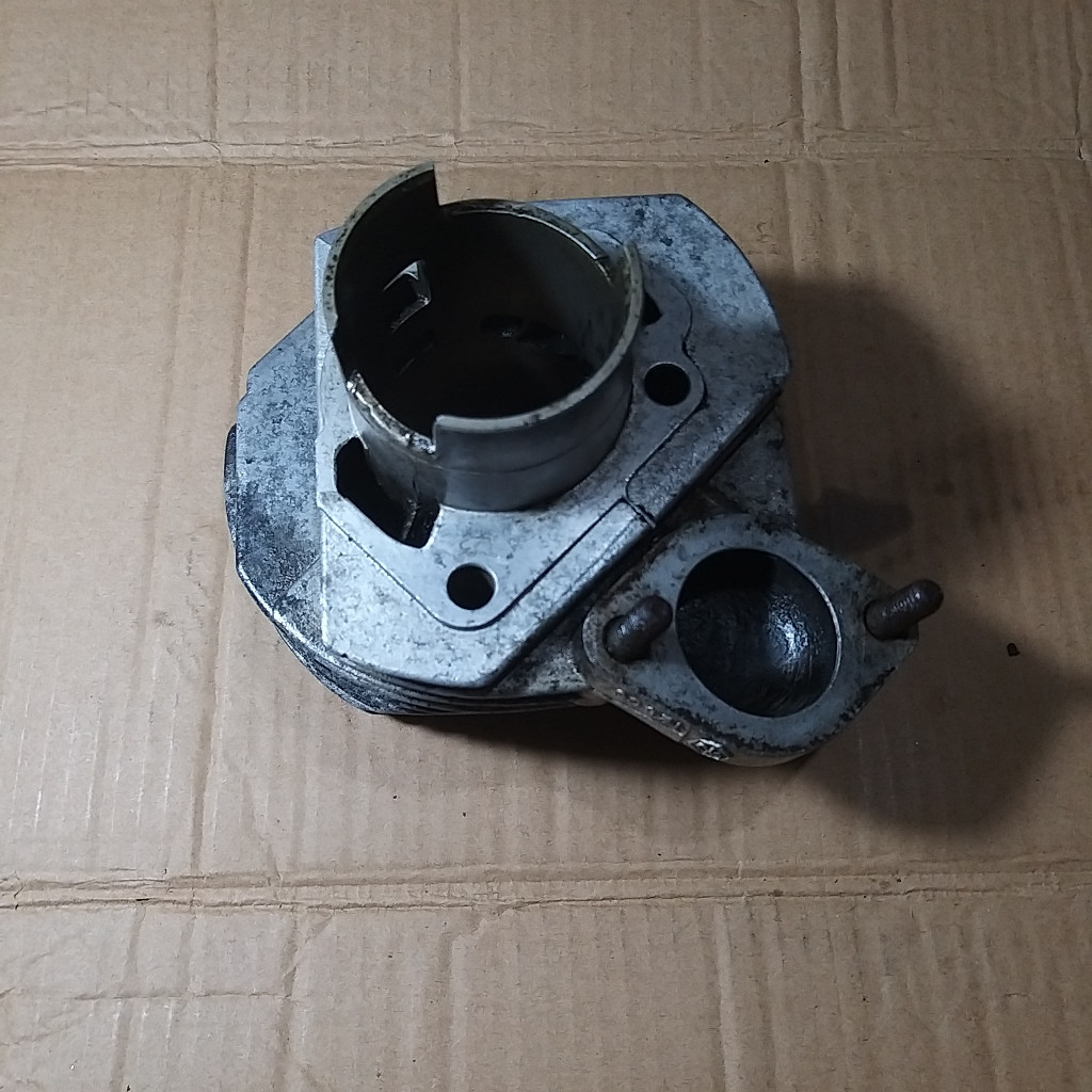 Boring Blok Seher Blok Cylinder Vespa metic corsa 125cc Original Copotan - anindya.olshop