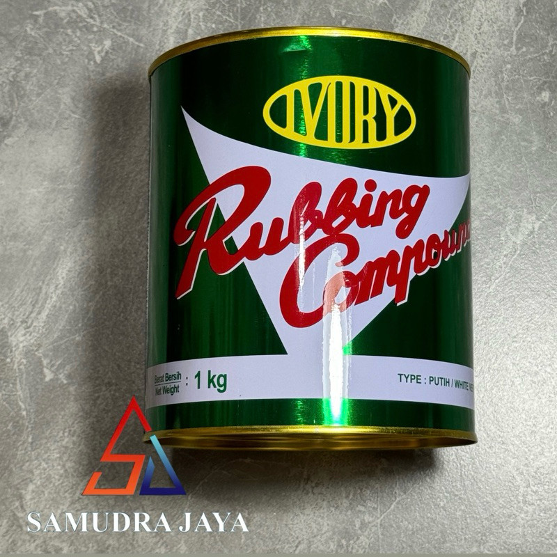 RUBIN MOBIL / RUBBING COMPOUND IVORY  / RABIN MERAH 1KG MOBIL RABIN
